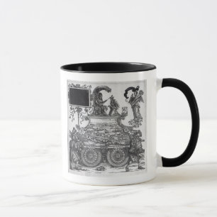 Taza Escena de la procesión triunfal de Maximiliano