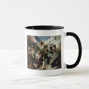 Taza Escena de la revolución 1830