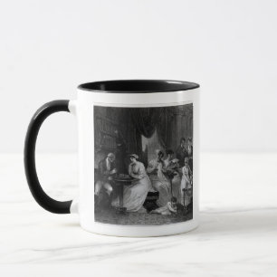 Taza Escena de la sala de estar, a partir "del día