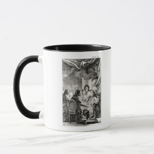 Taza Escena de "L'Ingenu" por Voltaire