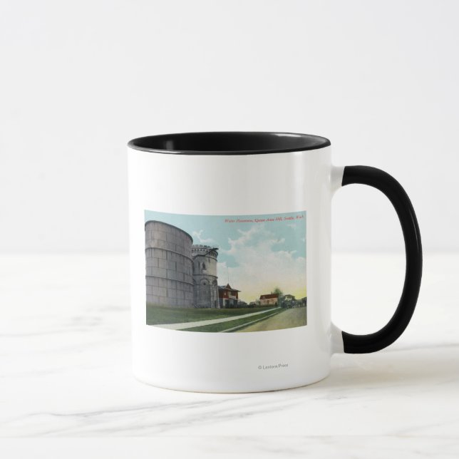 Taza Escena de los embalses acuáticos de Queen Anne Hil (Derecha)