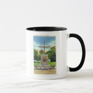 Taza Escena de Marquis de Montcalm Monument
