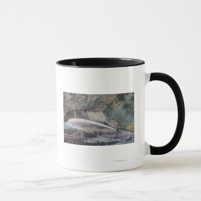 Taza Escena de minería hidráulica Placerville, CA (Derecha)