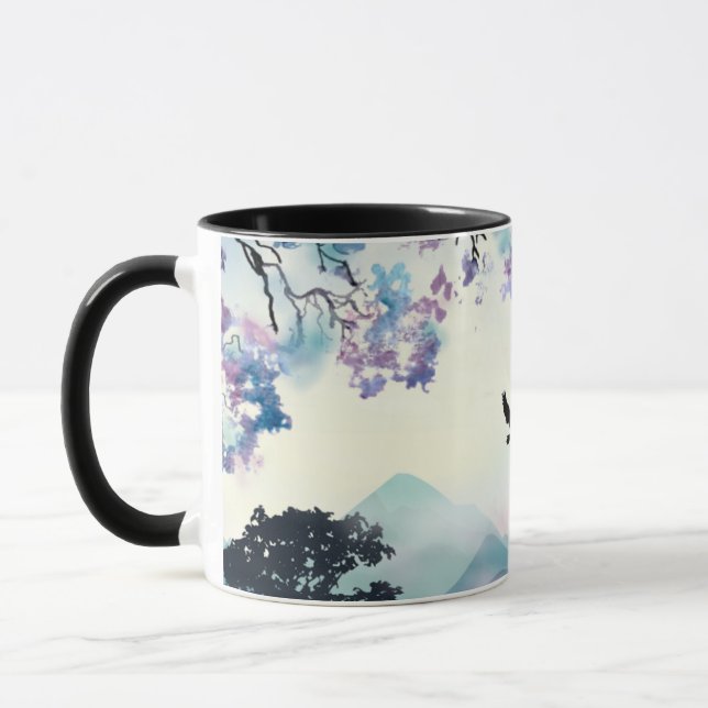 Taza Escena de montaña (Izquierda)
