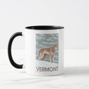 Taza Escena de VermontWolf