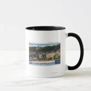 Taza Escena del barco de capitán Palmers Lake Ride