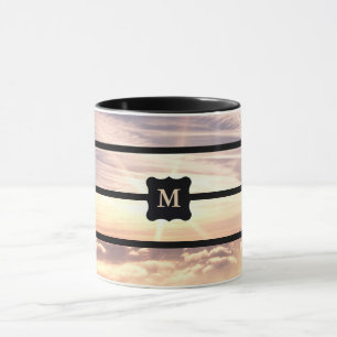 Taza Escena del cielo monogramada