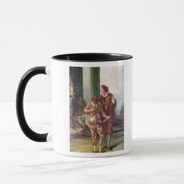 Taza Escena del dell'Arte de Commedia (Izquierda)