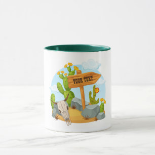 Taza Escena del desierto del Suroeste de Estados Unidos