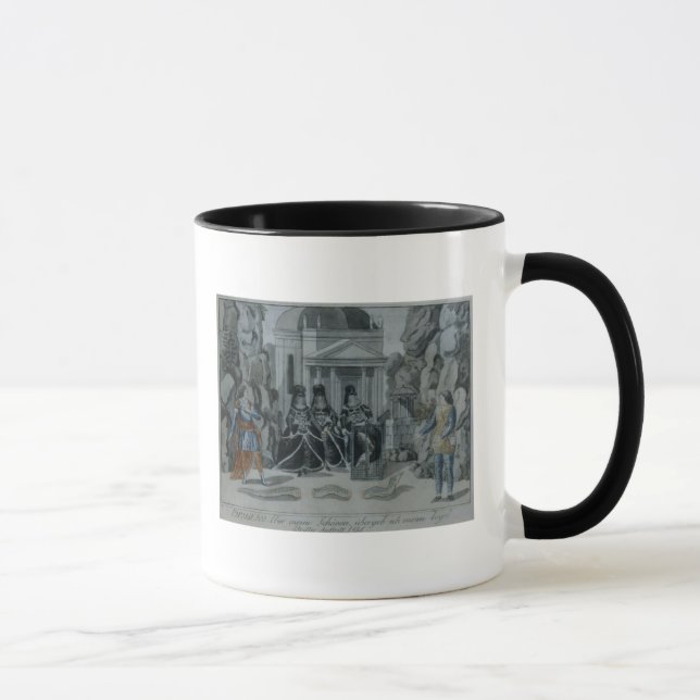 Taza Escena 'del Flute mágico (Derecha)