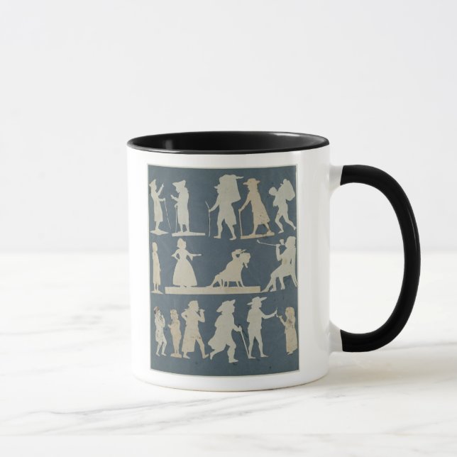 Taza Escena del género (Derecha)
