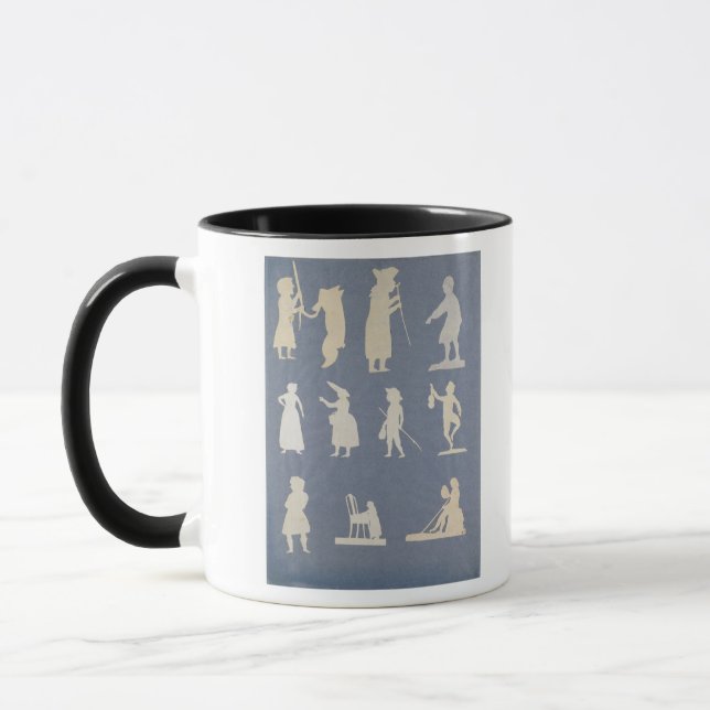 Taza Escena del género (Izquierda)