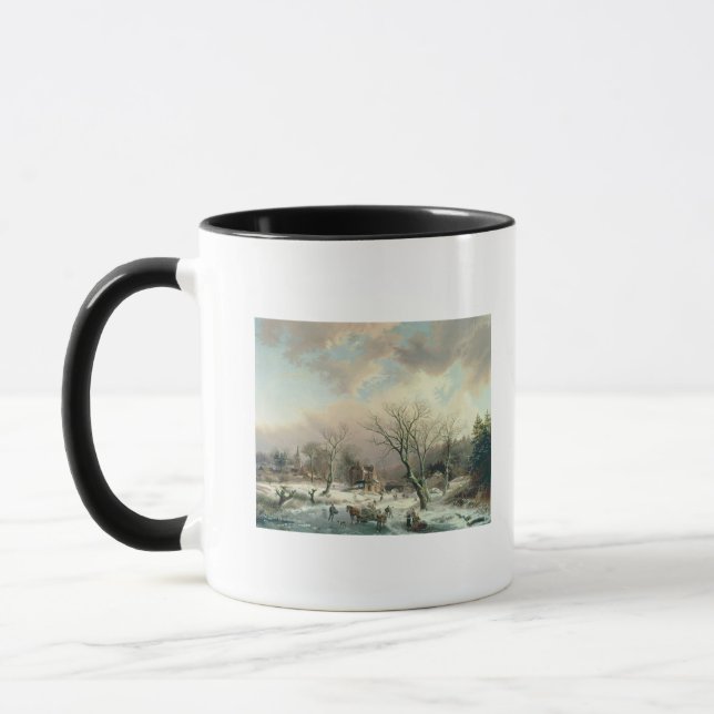 Taza Escena del invierno (Izquierda)