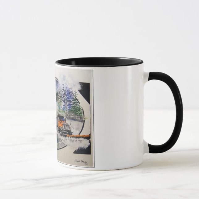 Taza Escena del invierno (Derecha)