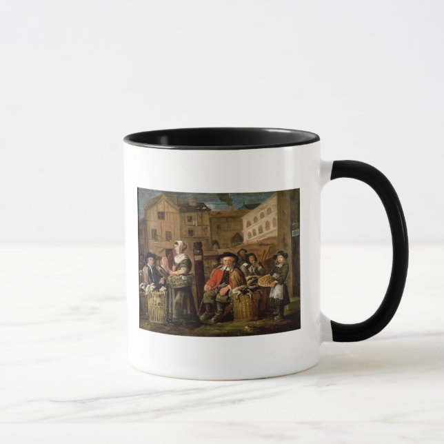 Taza Escena del mercado (Derecha)