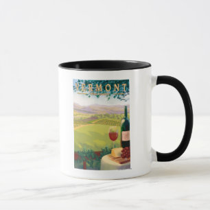 Taza Escena del país de VermontWine