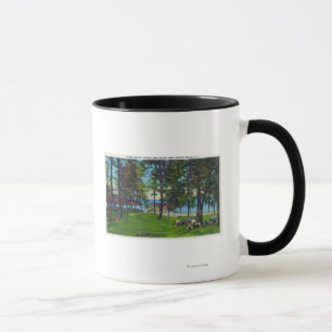 Taza Escena del parque de estado del lago Cayuga