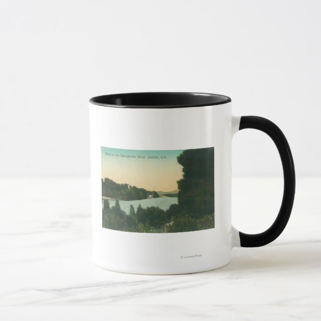 Taza Escena del río Sacramento, Colusa, CA (Derecha)