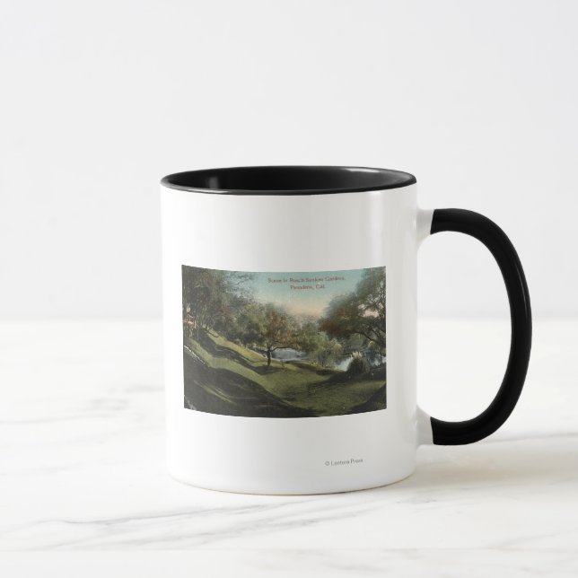 Taza Escena en Busch Sunken Gardens (Derecha)