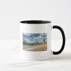 Taza Escena inminente del puesto de observación del