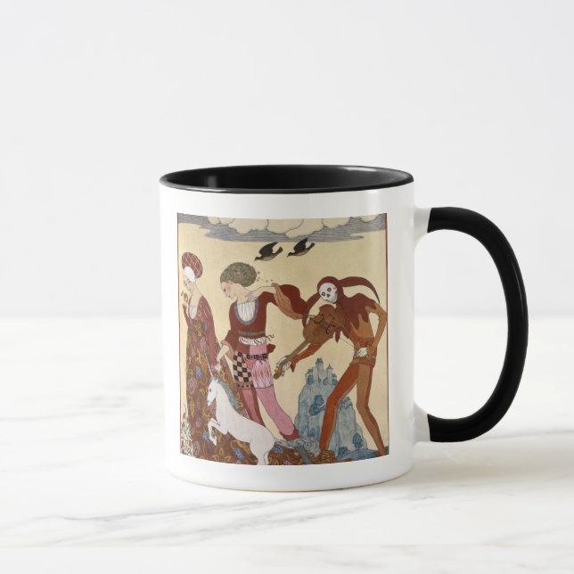 Taza Escena medieval de Jorte Barbier (Derecha)
