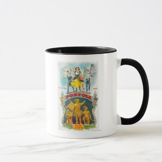 Taza Escena promocional del Festival Portola (Derecha)