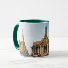 Taza Escenario del Gran Palacio de Bangkok de Tailandia