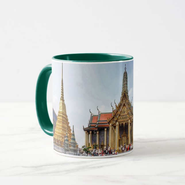 Taza Escenario del Gran Palacio de Bangkok de Tailandia (Anverso izquierdo)