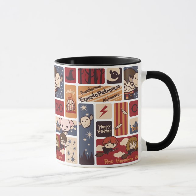 Taza Escenas de dibujos animados de Harry Potter (Derecha)
