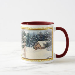 Taza Escenas personalizable de invierno