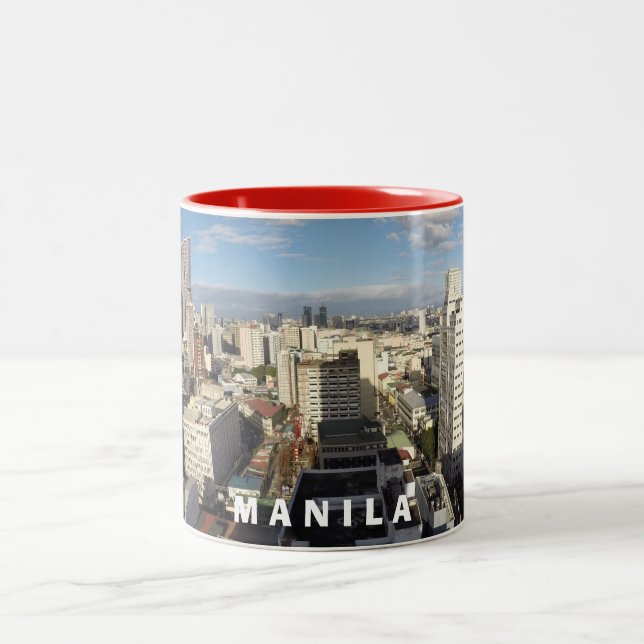 Taza escénica de Manila Filipinas (Centro)