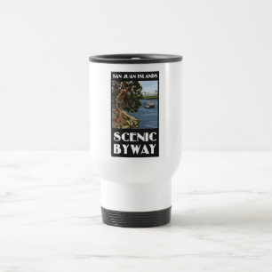 Taza escénica del viaje del camino apartado de la