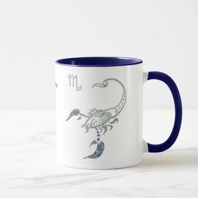 Taza Escorpio Astrología Mug (Derecha)
