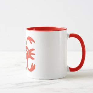 Taza Escorpio Astrología Rótulo Sol, Zodiac Ringer Mug