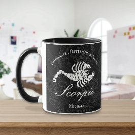 Taza Escorpio Zodiac Astrología Personalidad Personaliz