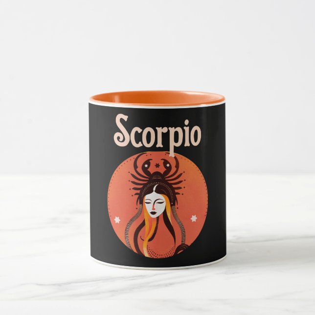 Taza Escorpio Zodiaco Astrología Horoscopio (Centro)
