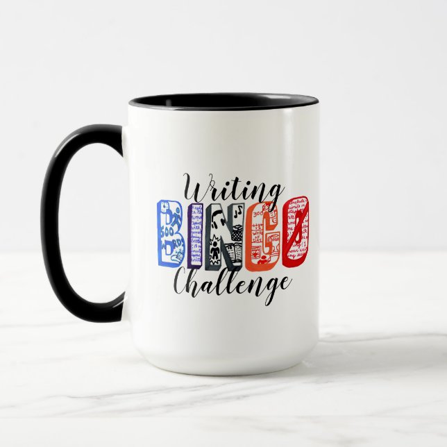 Taza Escribiendo el Bingø Challenge (Izquierda)