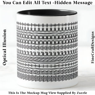 Taza Escribir Addict Mensaje Oculto Novedad divertida 1