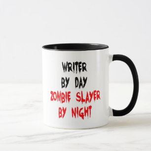 Taza Escritor Zombie Slayer