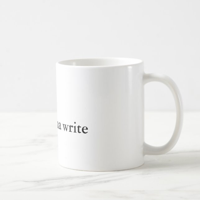 Taza Escritores que van a escribir (Derecha)