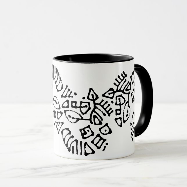 Taza Escritura asémica (Anverso derecho)