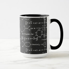 Taza Escritura de la fórmula química