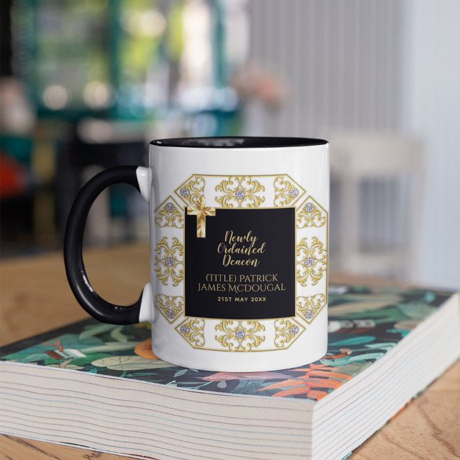 Taza Escritura de regalo de diácono ordenado recienteme (Subido por el creador)