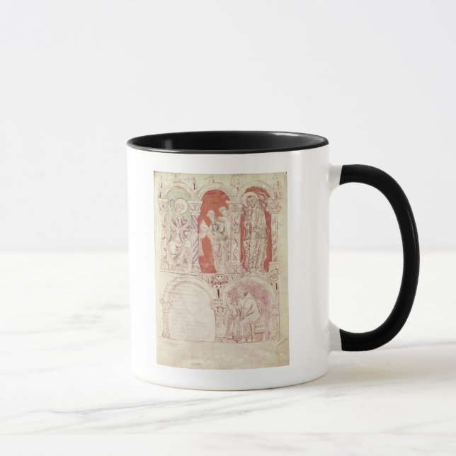 Taza Escritura de St. John Cassian y ofrecimiento de (Derecha)