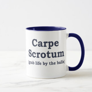 Taza Escroto de Carpe