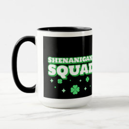 Taza Escuadrón de Shenanigans, Día de Patrick