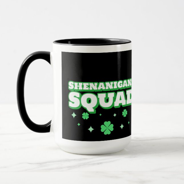 Taza Escuadrón de Shenanigans, Día de Patrick (Izquierda)