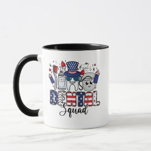 Taza Escuadrón Dental Dentista Lindo Higienista 4 de Ju