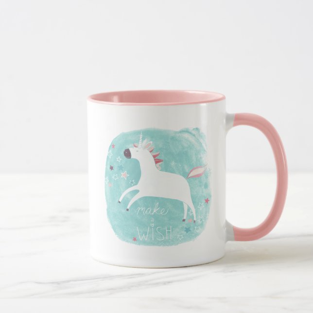Taza Escuadrón mágico de unicornio - Hacer un deseo (Derecha)