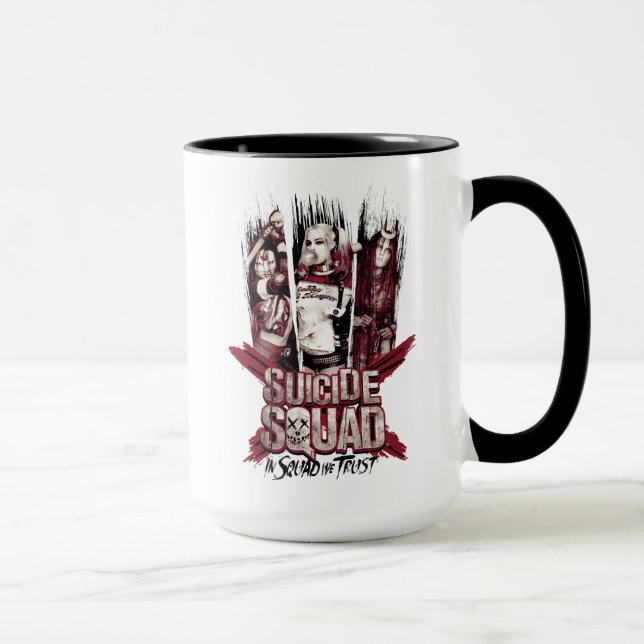 Taza Escuadrón suicida | Chicas de escuadrón "En Escuad (Derecha)